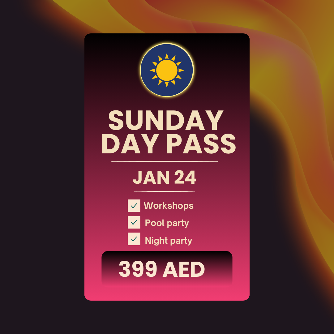 Sunday Day Pass - Jan 24